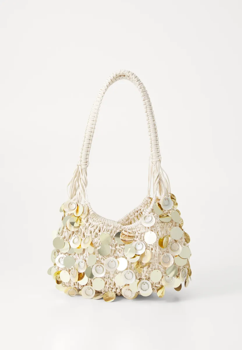 SHOULDER BAG AU NATUREL S - Handtasche - ecru