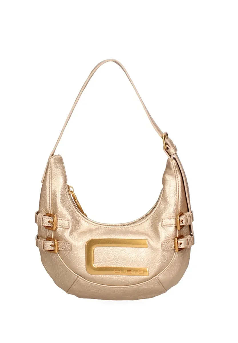 SHOULDER - Handtasche - platinum gold