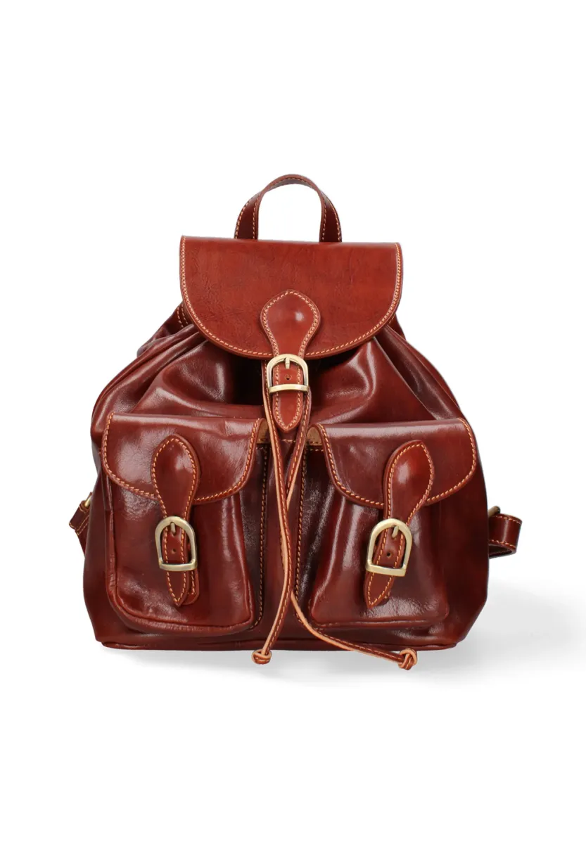 SHOULDER - Tagesrucksack - brown