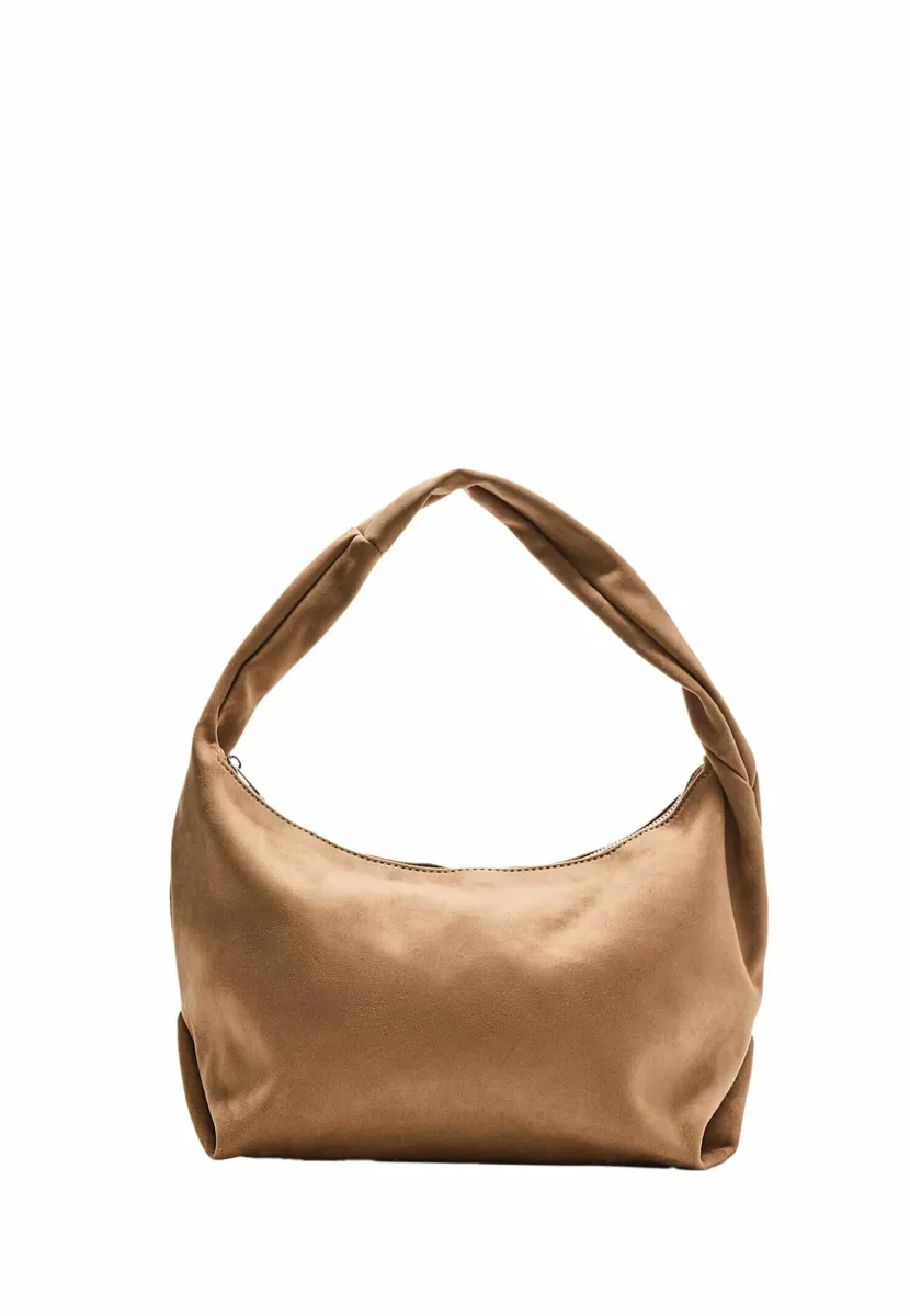 SHOULDER WITH DETAIL - Handtasche - mottled brown