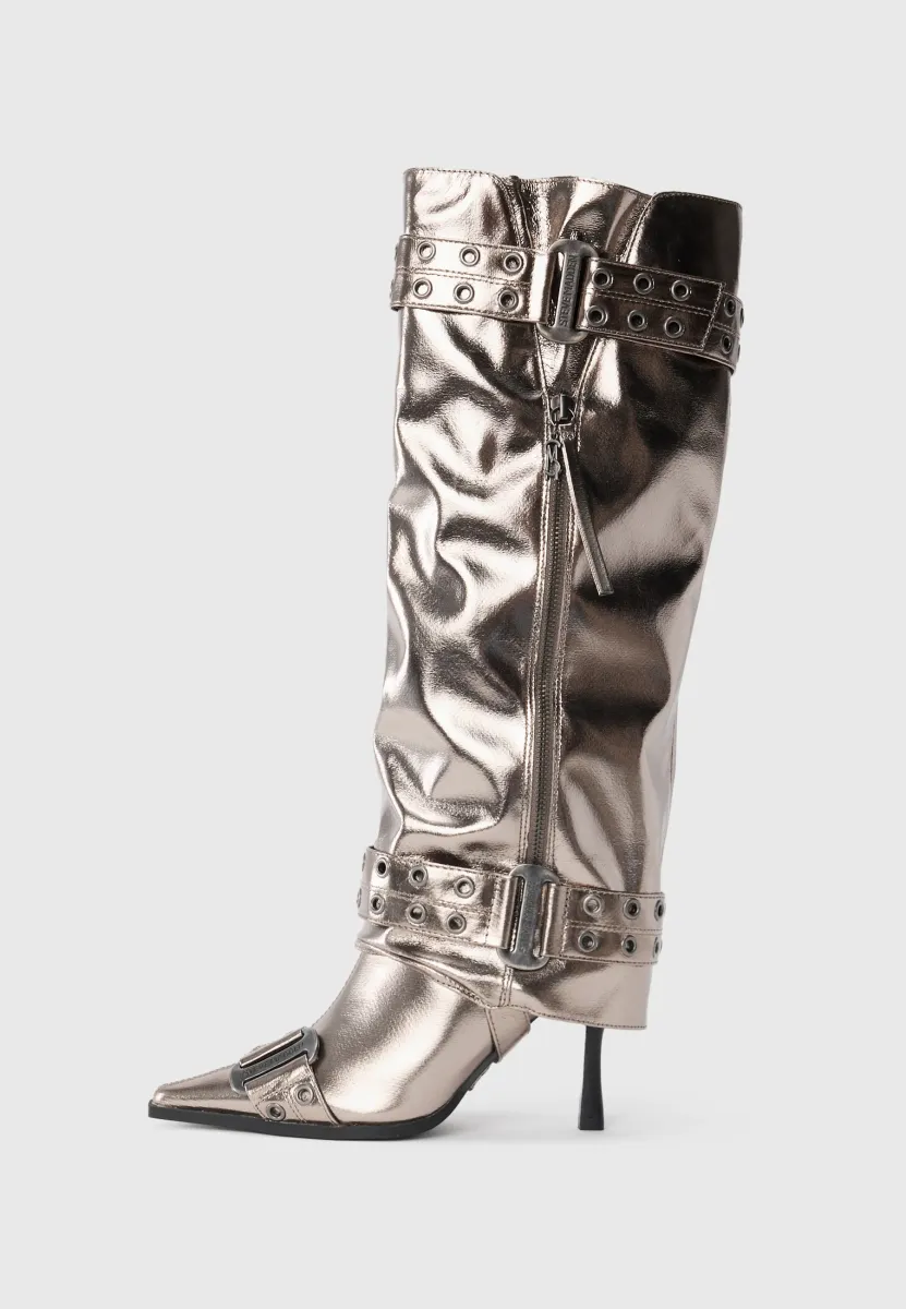 SHOWCASER - High Heel Stiefel - pew
