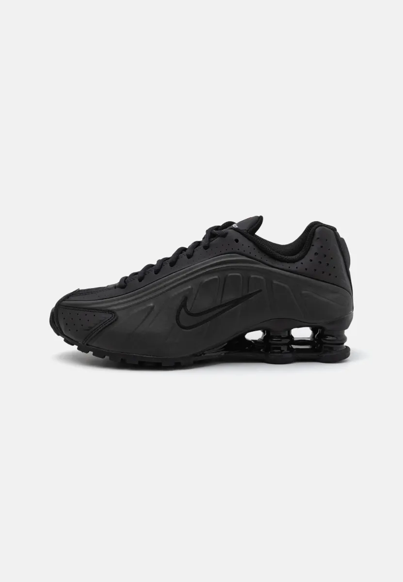 SHOX R4 UNISEX - Sneaker low - black/bright crimson