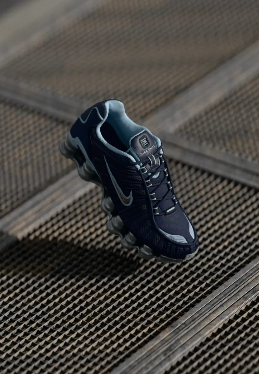 SHOX TL - Sneaker low - obsidian/platinum-coloured/blue/silver-coloured