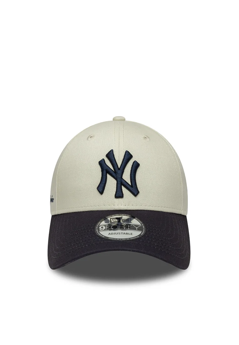 SIDE SCRIPT 9FORTY® UNISEX - Cap - off-white/navy