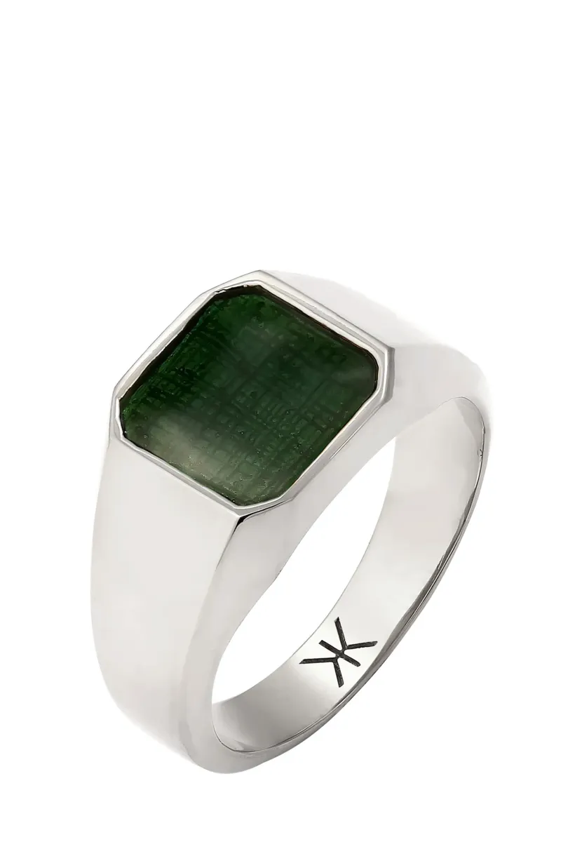 SIEGEL EMAILLE - Ring - silver-coloured