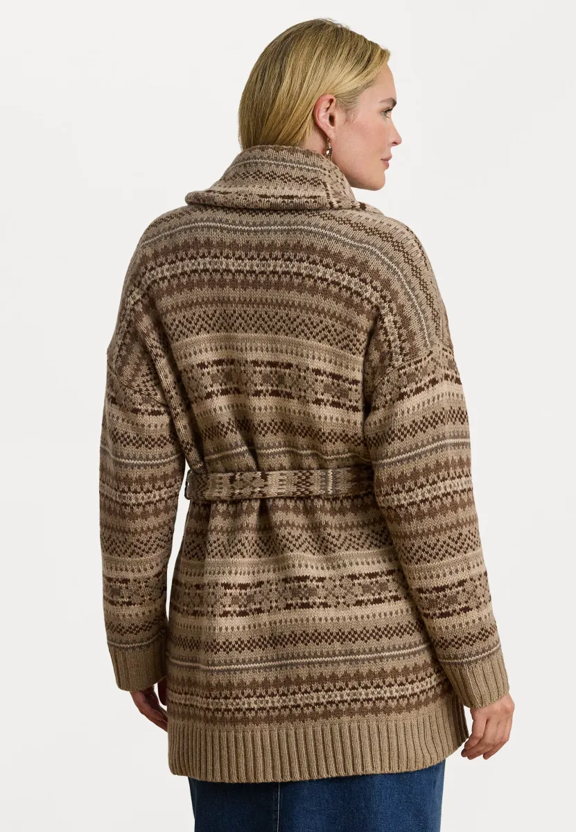 SIERA LONG SLEEVE - Strickjacke - adirondack heather