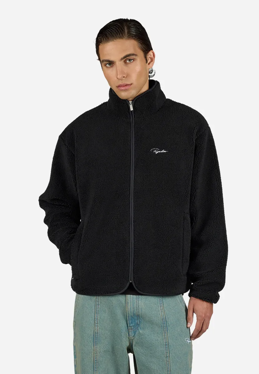 SIGNAR JACKET - Fleecejacke - black