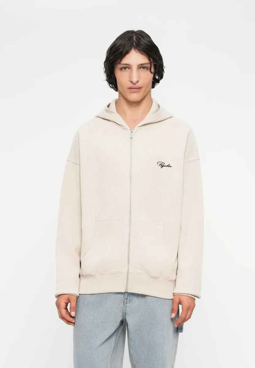 SIGNAR OVERSIZED JACKET - Sweatjacke - beige