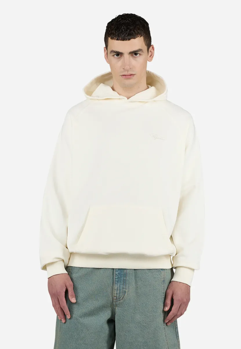 SIGNAR RAGLAN HOODIE - Sweatshirt - washed unbleached light beige
