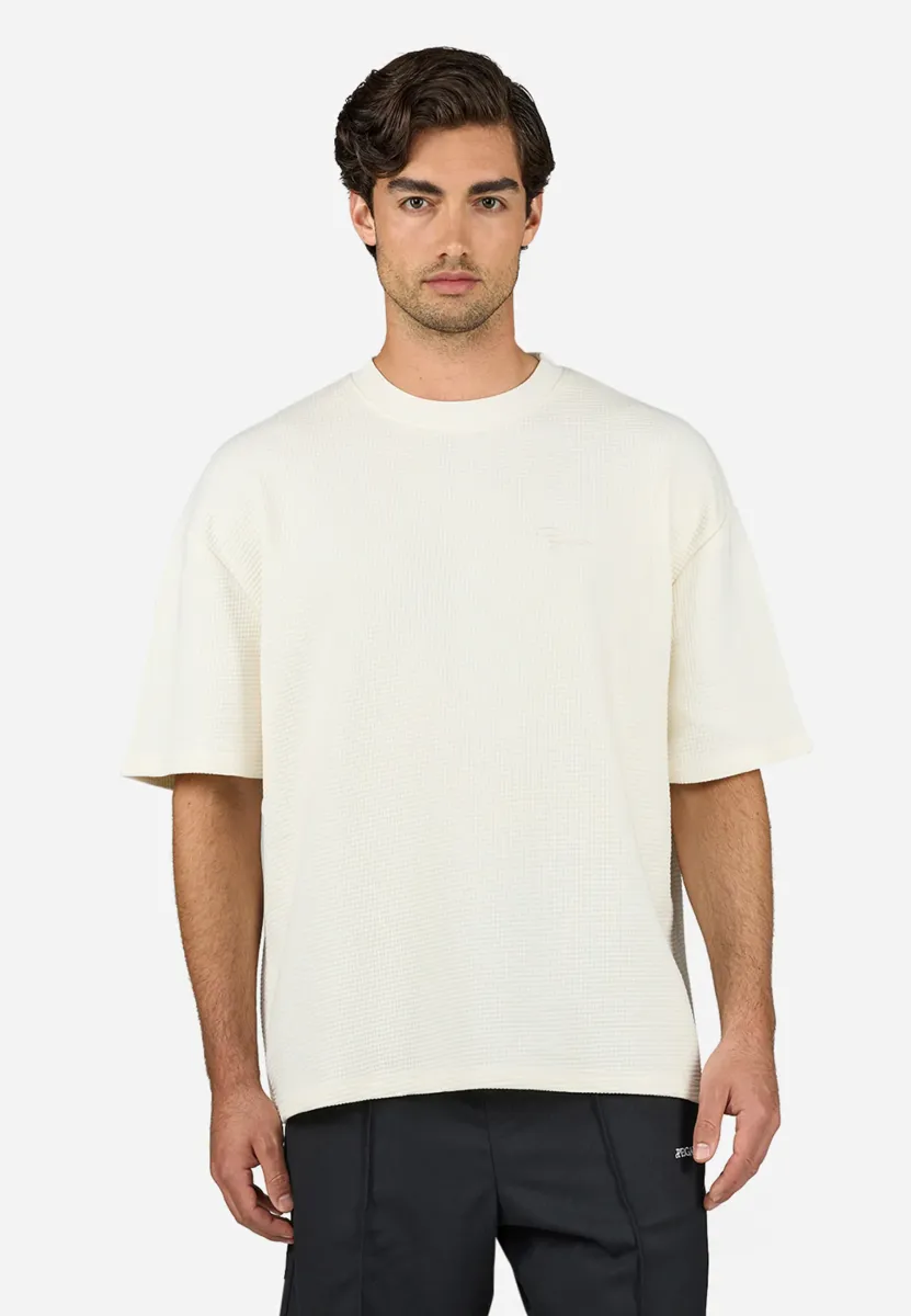 SIGNAR TEE - T-Shirt basic - washed unbleached/light beige