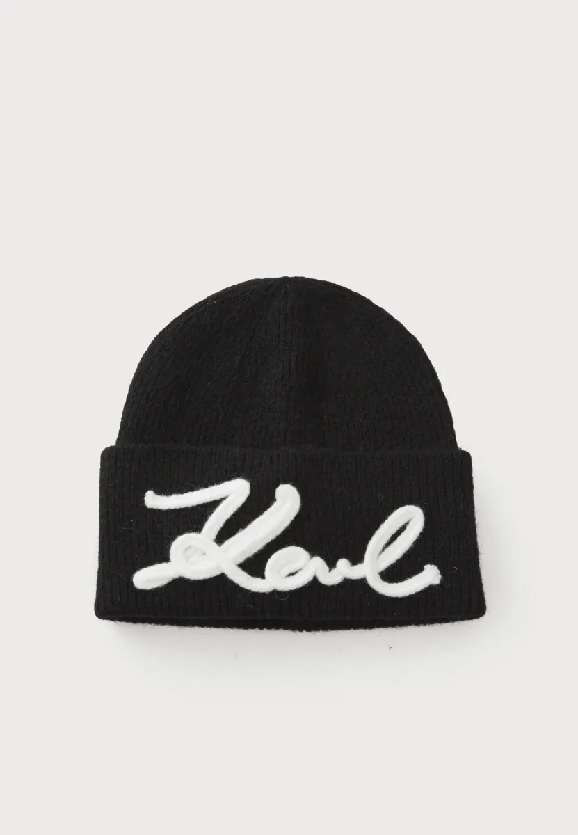 SIGNATURE BEANIE UNISEX - Mütze - black
