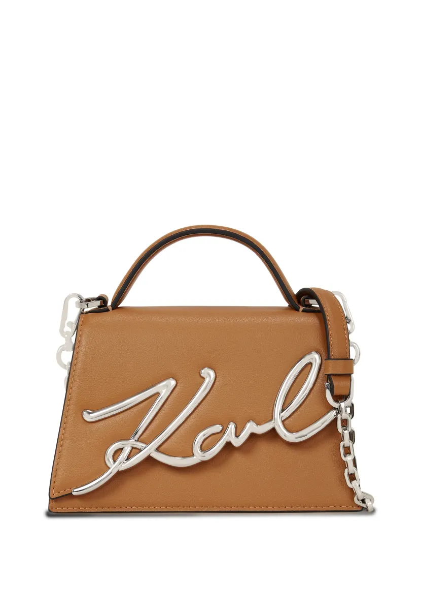 SIGNATURE CROSSBODY - Handtasche - caramel