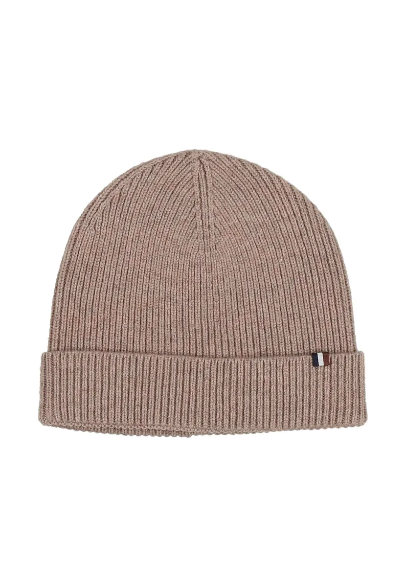 SIGNATURE FLAG BEANIE - Mütze - taupe
