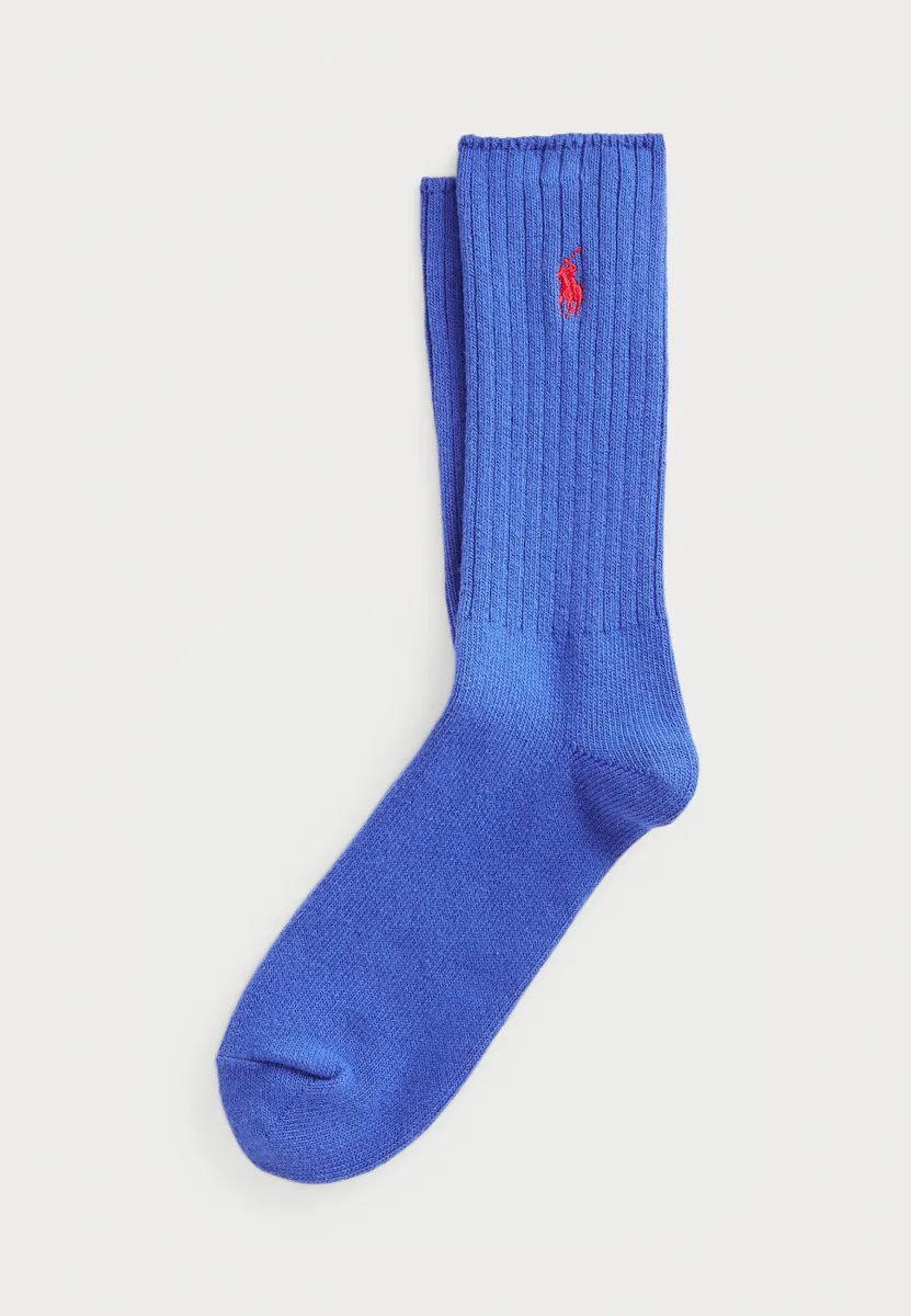SIGNATURE PONY COTTON BLEND CREW SOCKS - Socken - royal