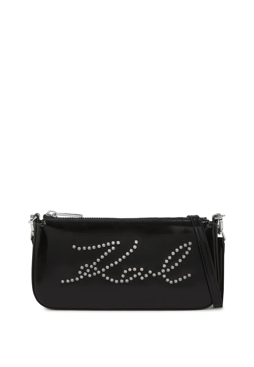 SIGNATURE POUCH STUDS - Umhängetasche - black