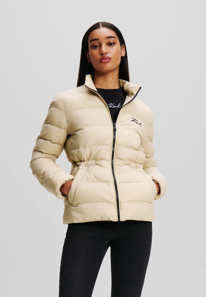 SIGNATURE PUFFER - Winterjacke - light beige