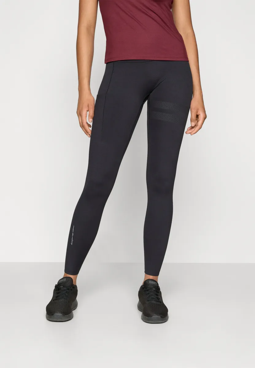 SIGNATURE RUNNING POCKET LEGGINGS - Tights - black