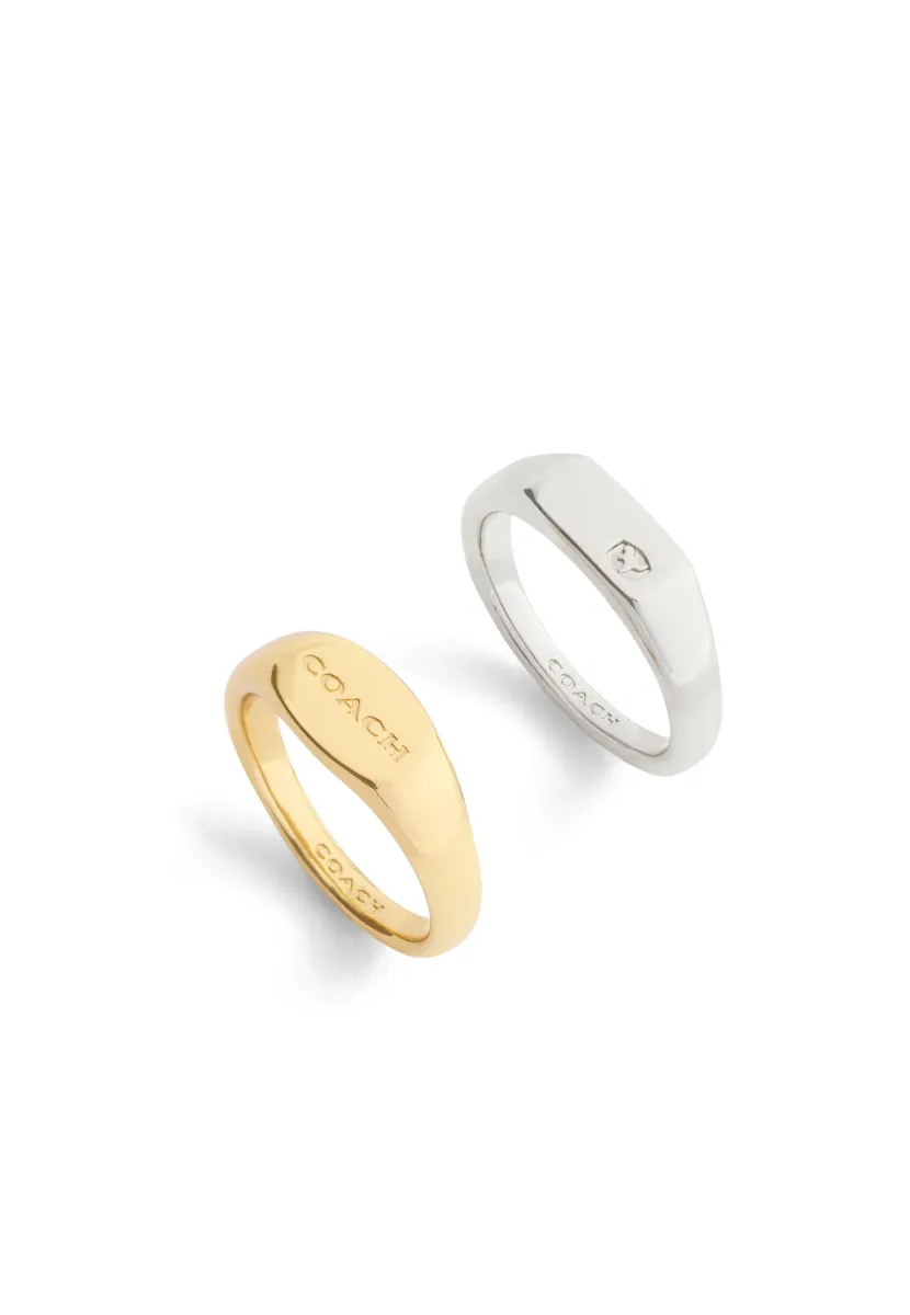 SIGNATURE SIGNET DUO SET - Ring - open miscellaneous