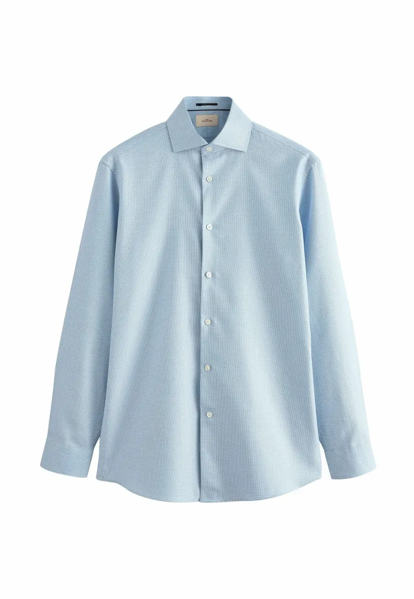 SIGNATURE SINGLE CUFF TEXTURE WITH CUTAWAY COLLAR  - REGULAR FIT - Hemd - blue