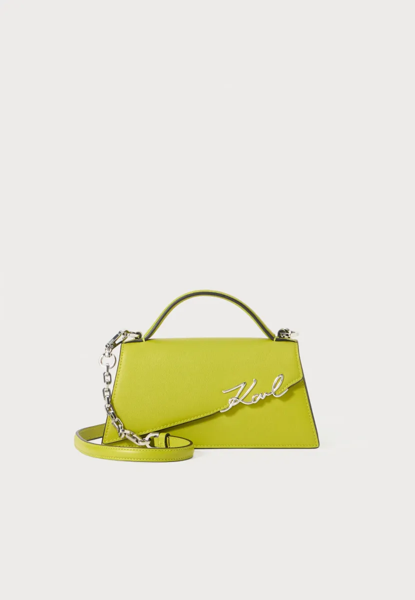 SIGNATURE SLIM CROSS BODY - Handtasche - matcha green