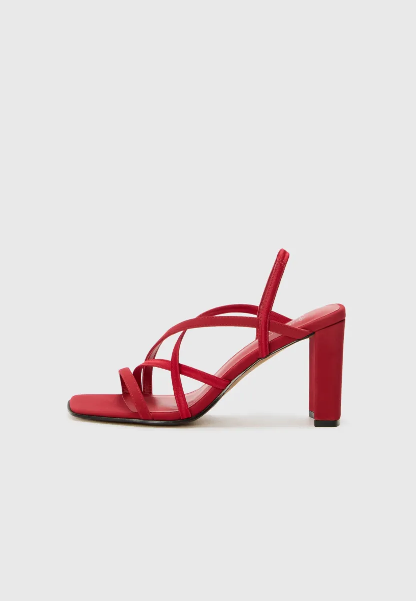 SIIERRA - High Heel Sandalette - bright red