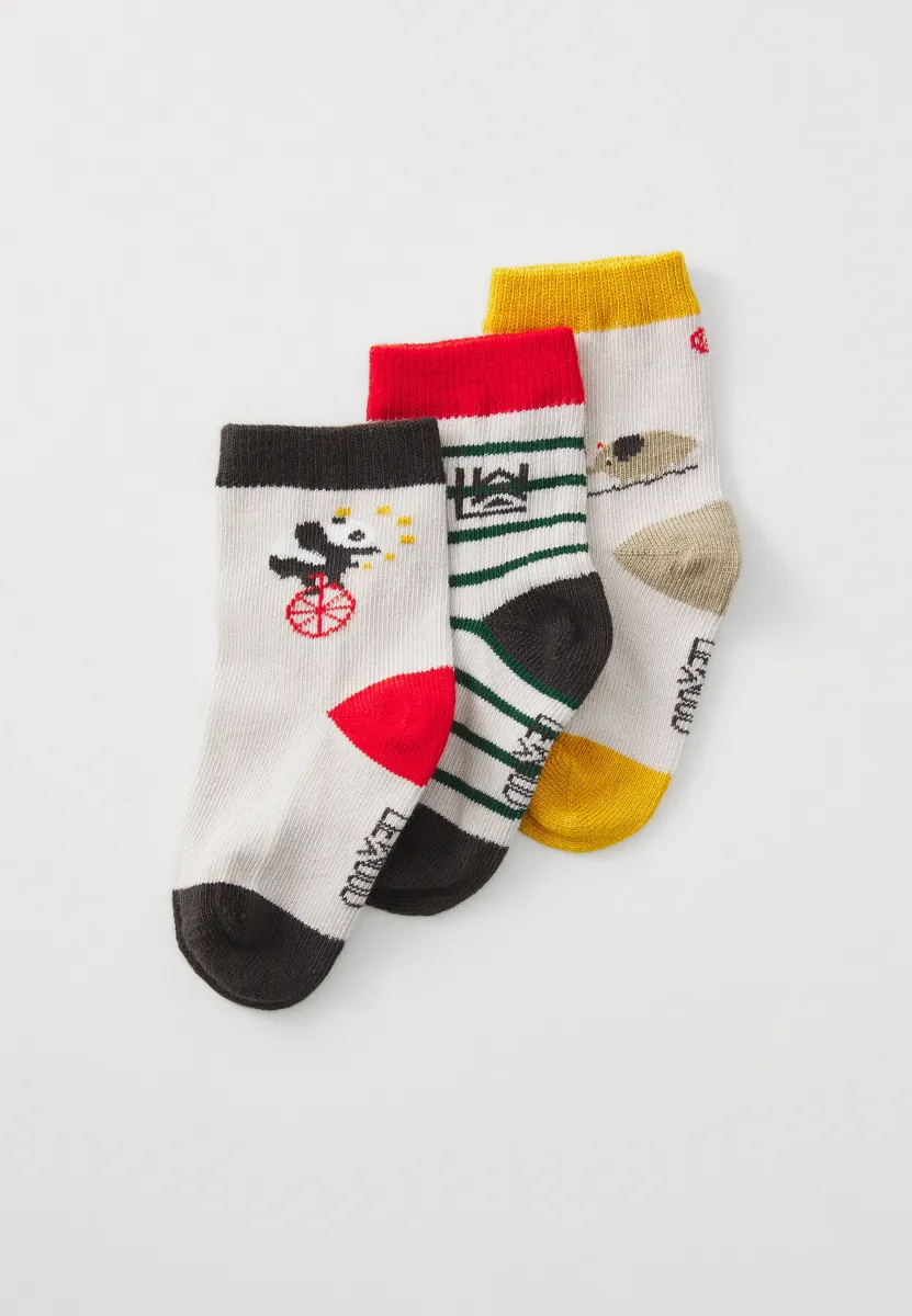 SILAS SOCKS UNISEX 3 PACK - Socken - circus/sandy mix