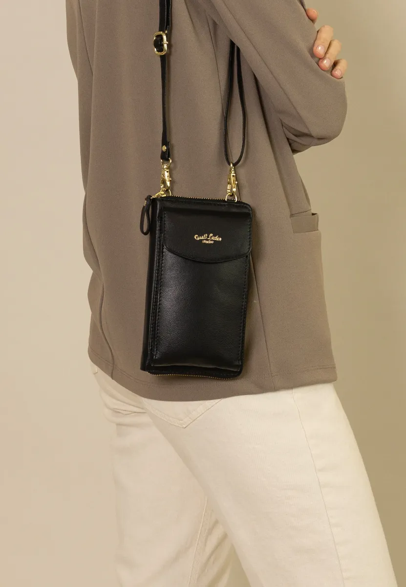 SILVIA - Umhängetasche - schwarz