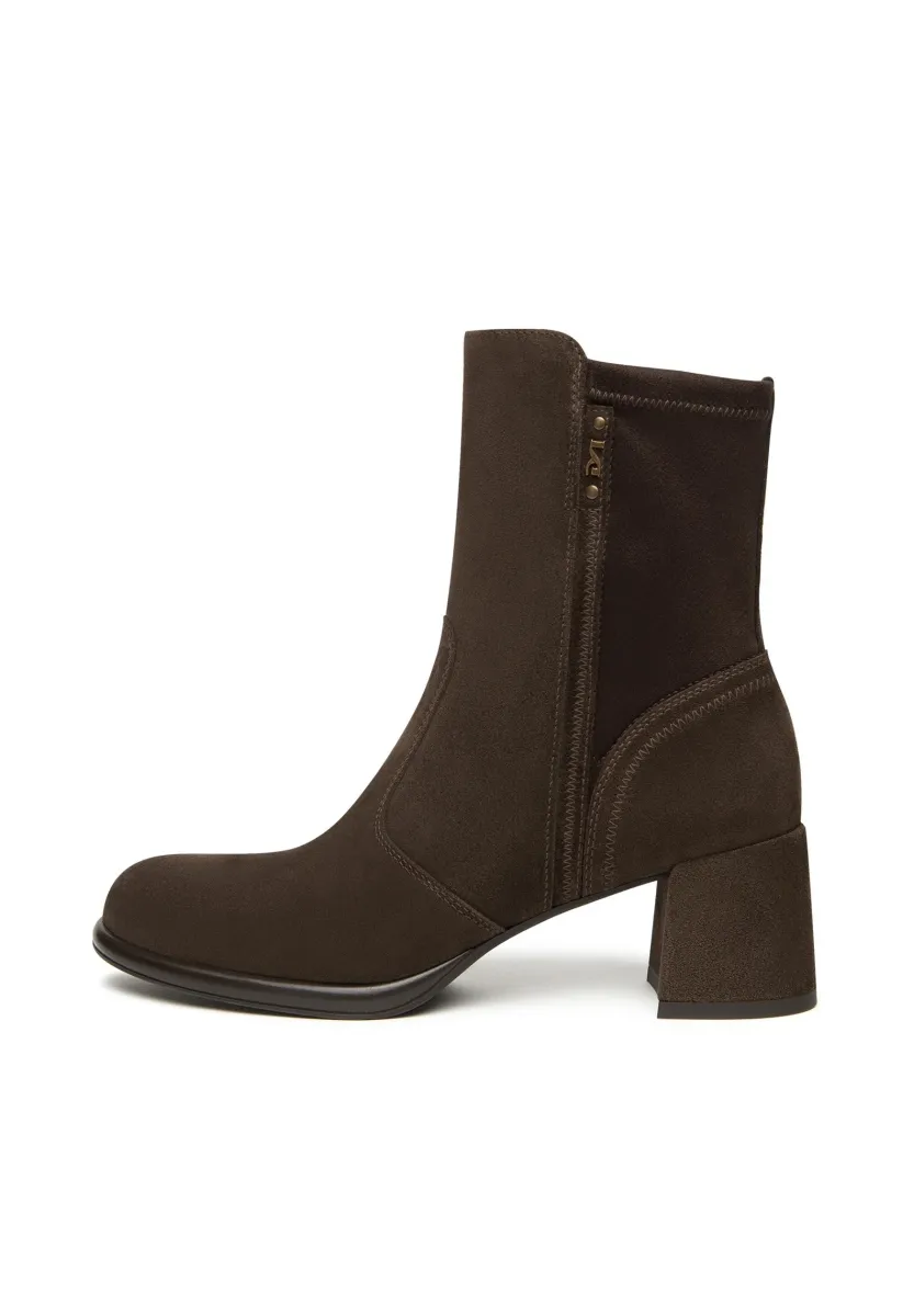 SIMIUS - Plateaustiefelette - dark brown