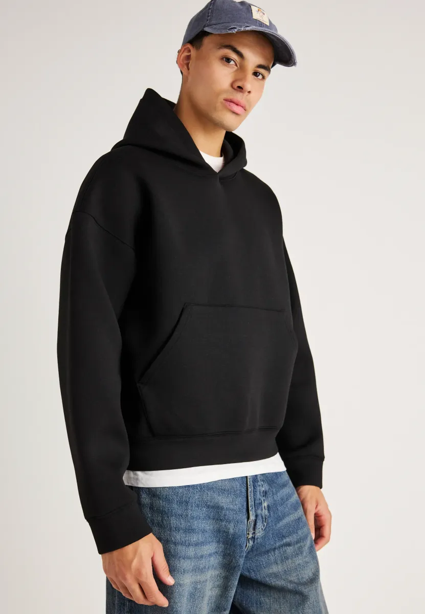 SIMON - Kapuzenpullover - black