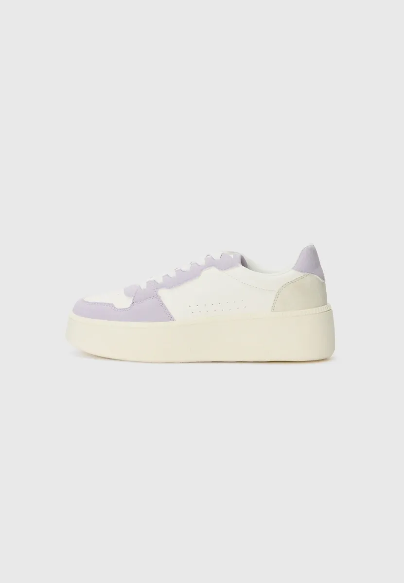 SIMONE - Sneaker low - ecru/lilac
