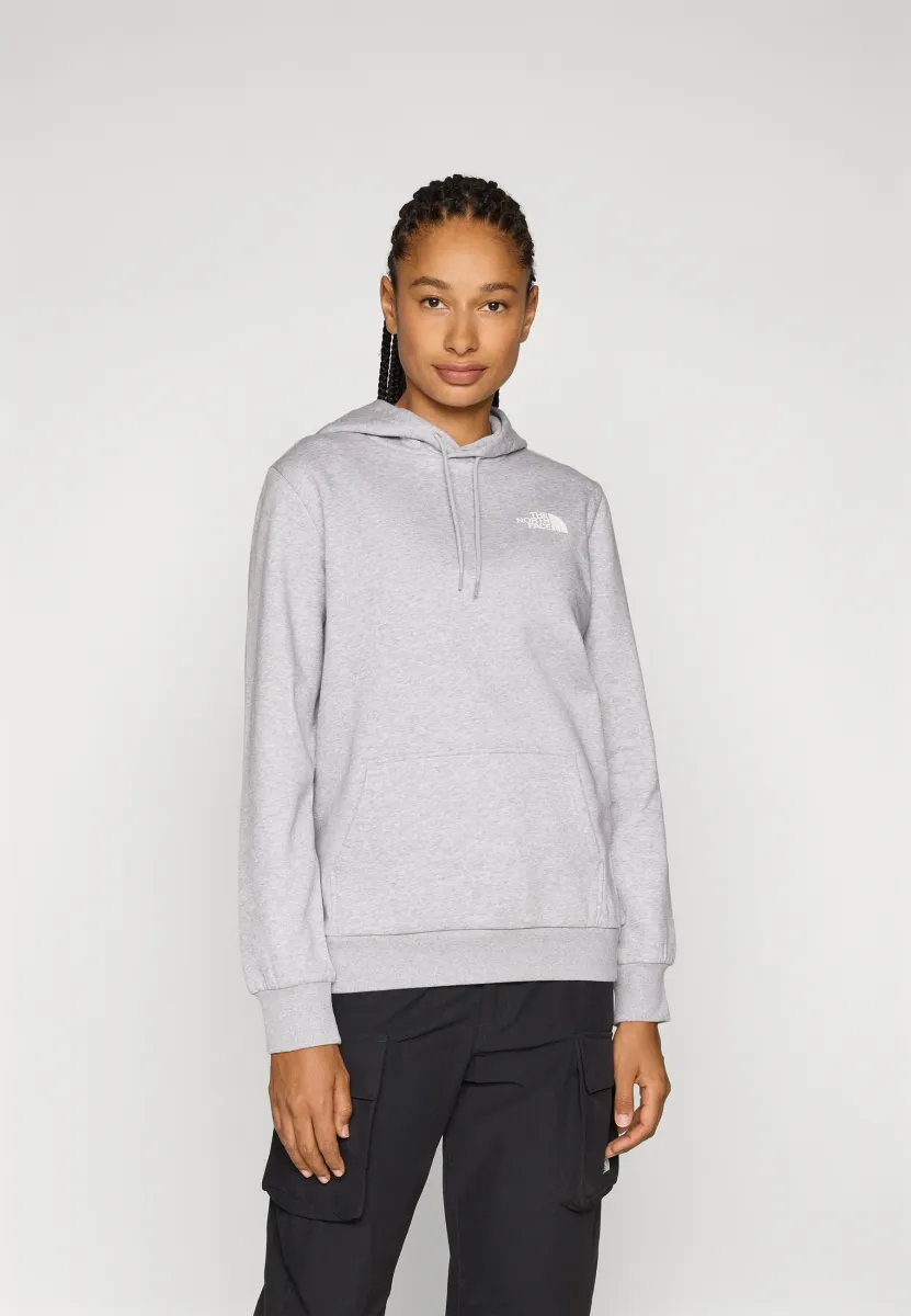 SIMPLE DOME HOODIE - Kapuzenpullover - light grey heather