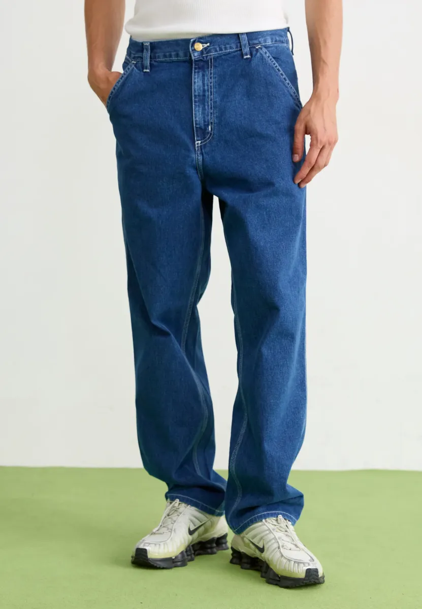 SIMPLE PANT - Jeans Relaxed Fit - blue stone washed