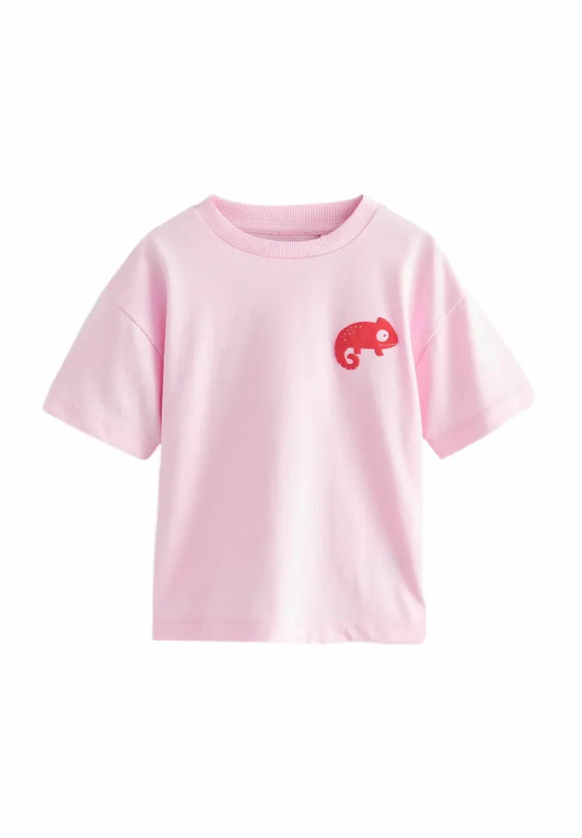 SIMPLE SHORT SLEEVE - T-Shirt print - pink