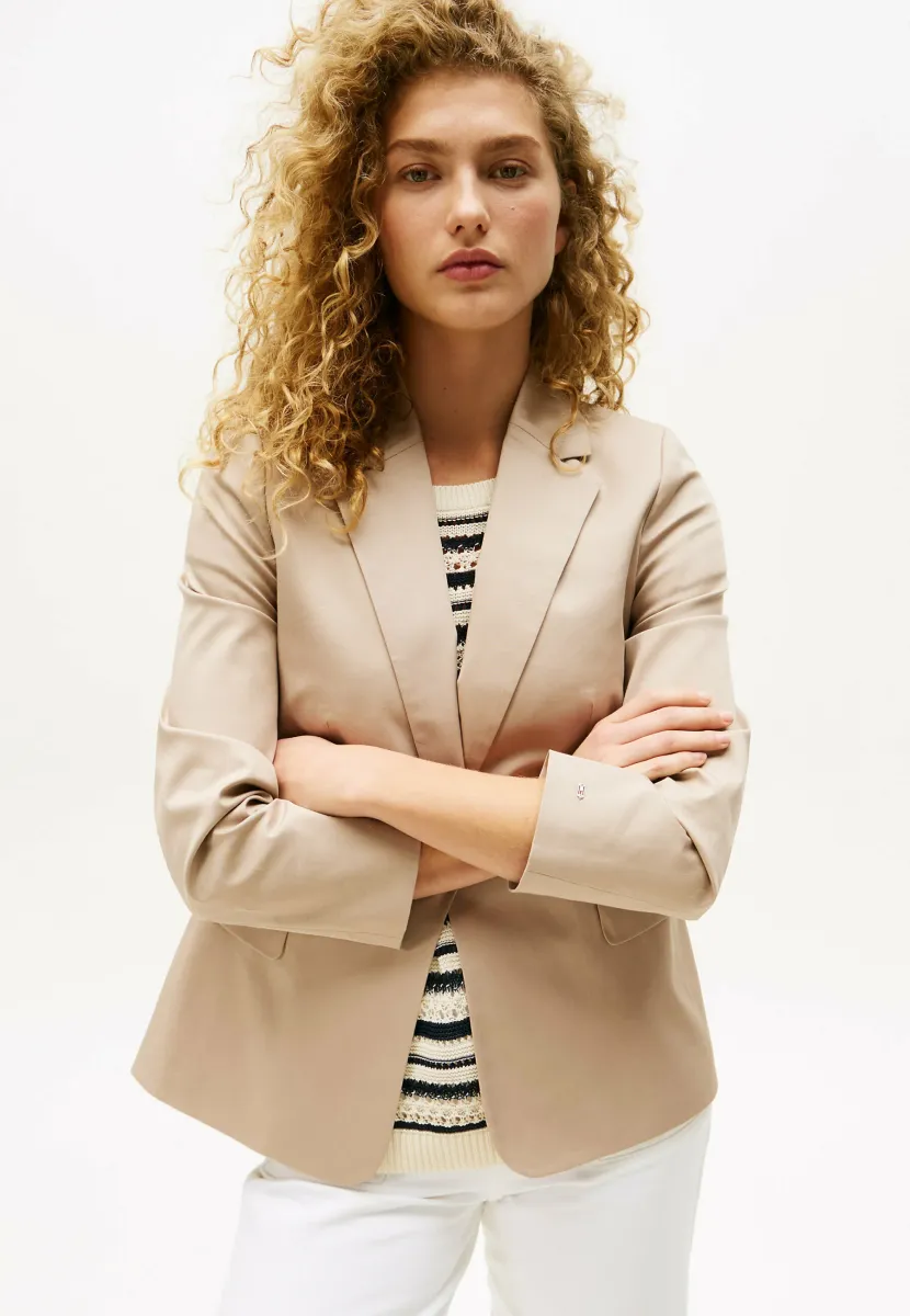 SINGLE BREASTED - Blazer - beige