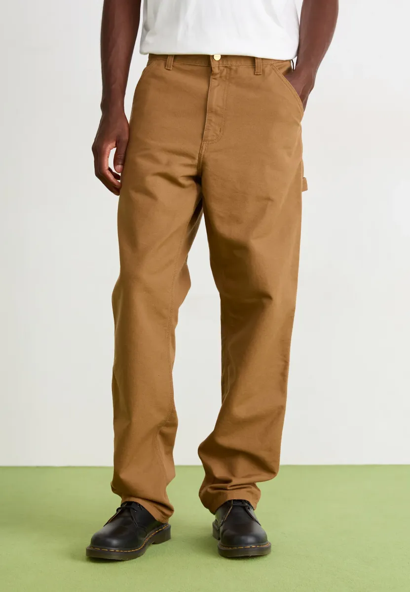 SINGLE KNEE PANT - Stoffhose - hamilton brown rinsed