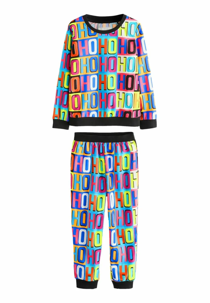 SINGLE SOFT TOUCH - REGULAR FIT SET - Nachtwäsche Set - bright hohoho christmas