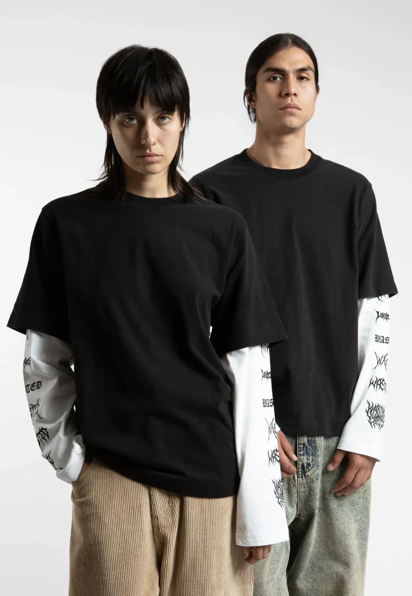 SINNER UNISEX - Langarmshirt - black/white