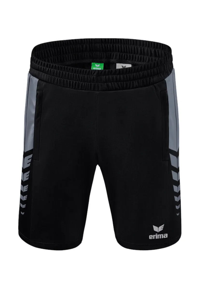 SIX WINGS - Kurze Sporthose - schwarzgrau