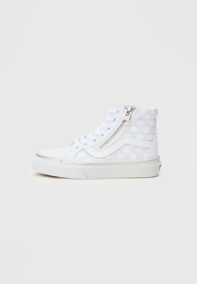 SK8 HI REISSUE UNISEX - Sneaker high - metallic silver-coloured/true white