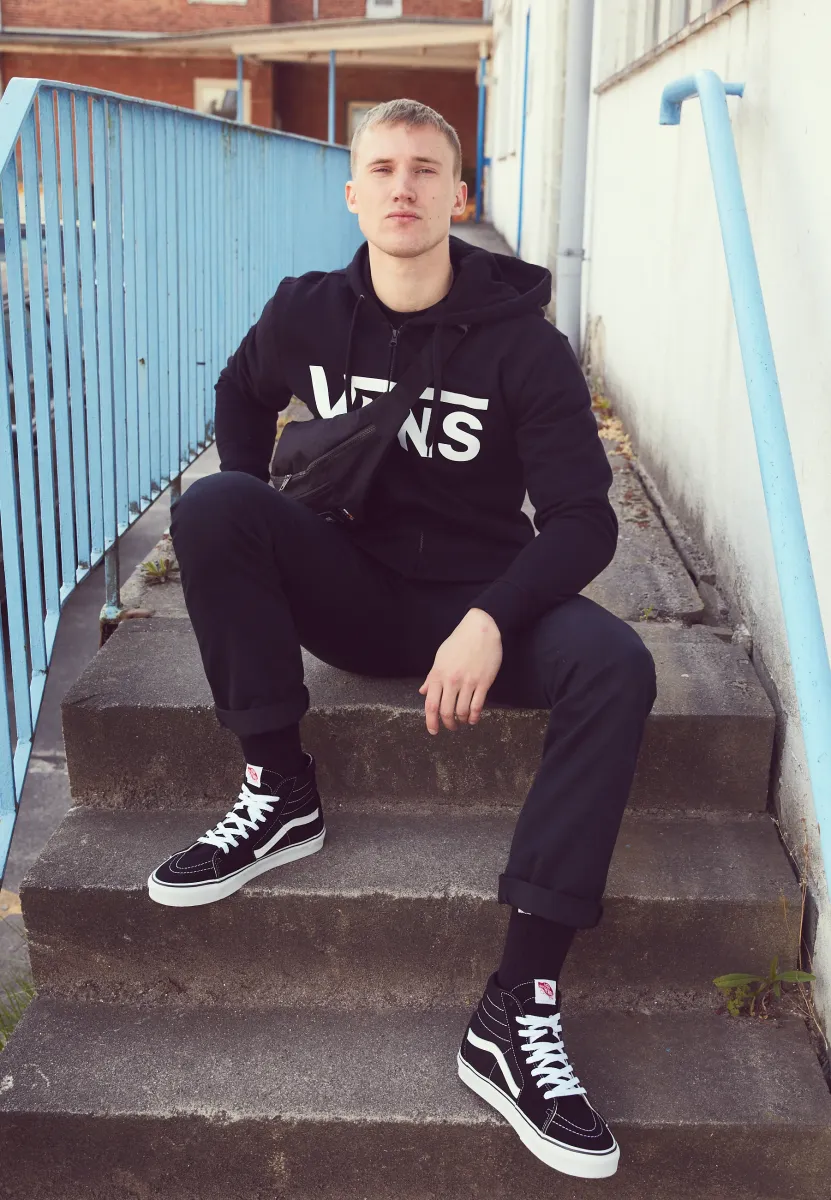 SK8-HI UNISEX - Sneaker high - black/white