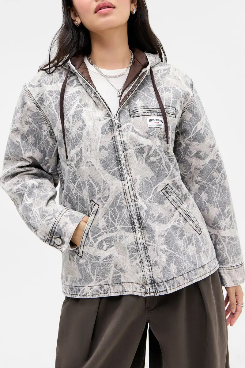 SKATE JACKET - Jeansjacke - grey