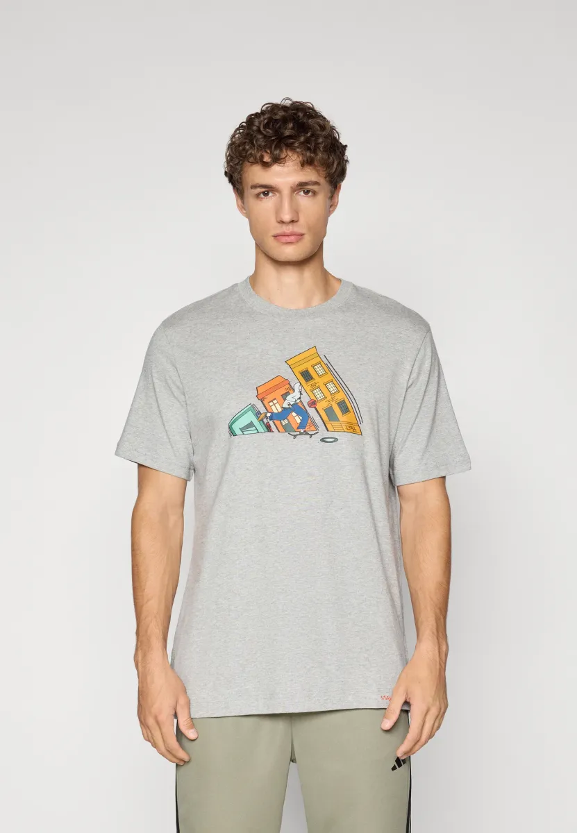 SKATE UNISEX - T-Shirt print - medium grey heather