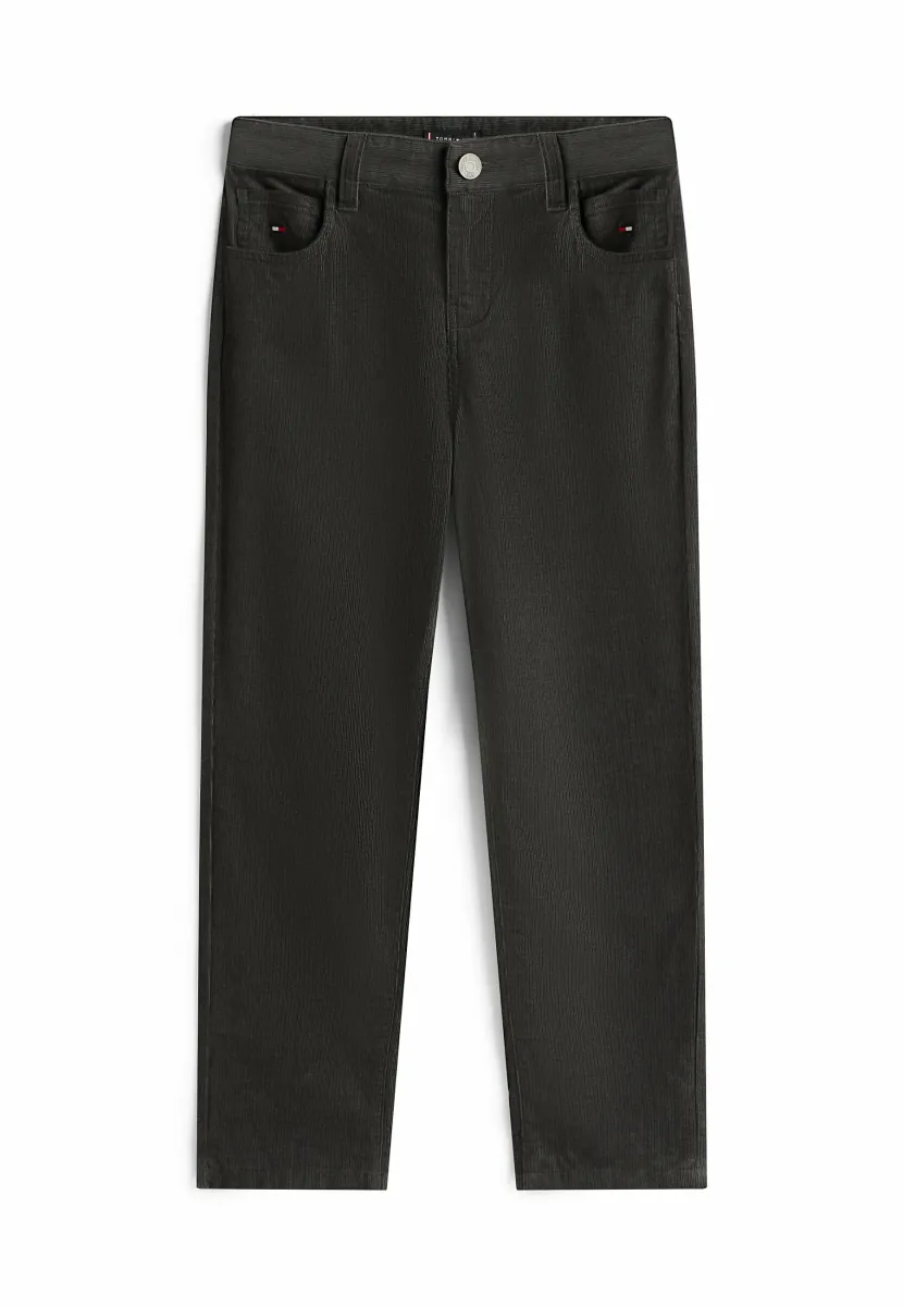 SKATER FIT CORDUROY  - Stoffhose - washed black