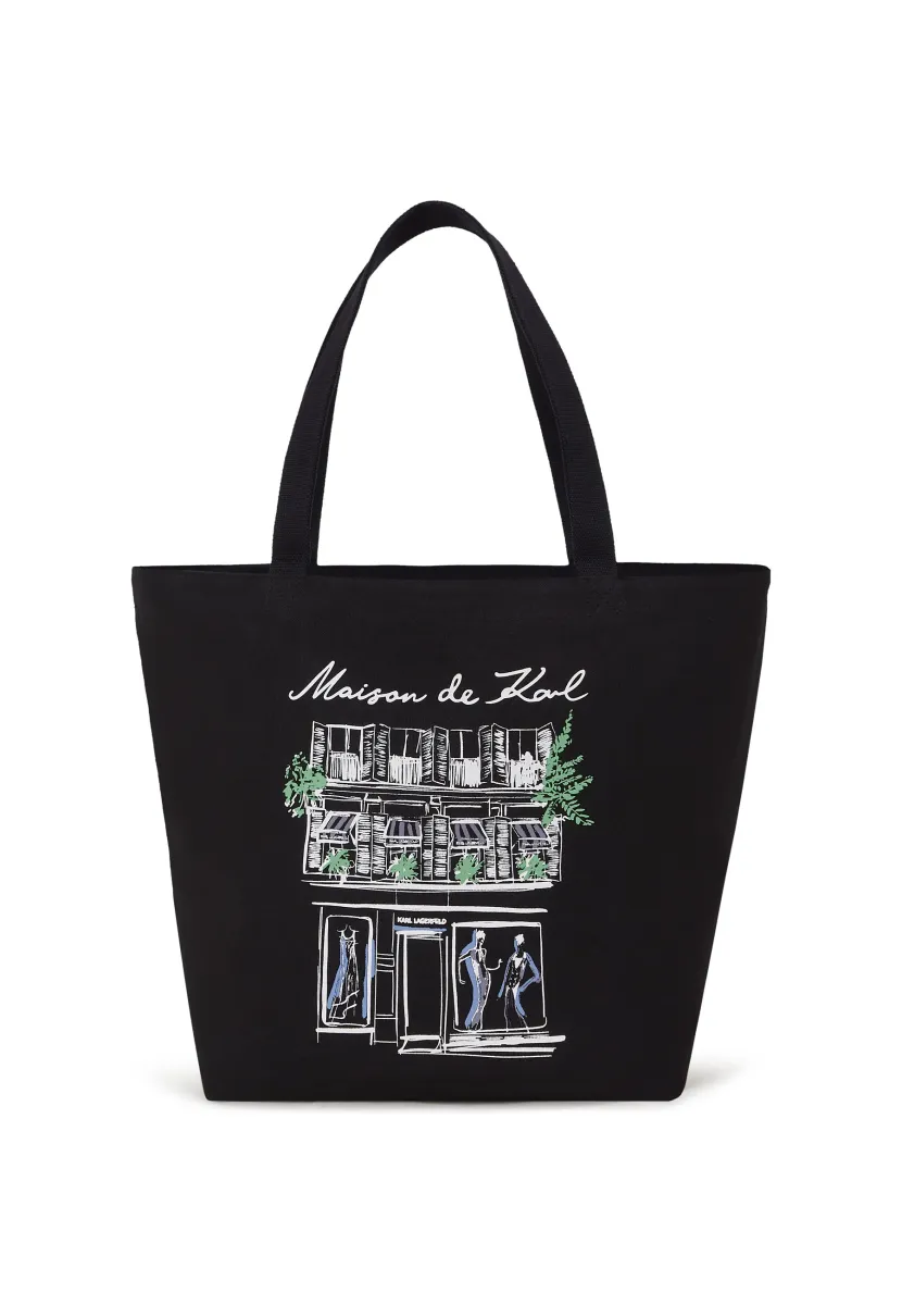 SKETCH REVERSIBLE SHOPPER - Shopping Bag - black