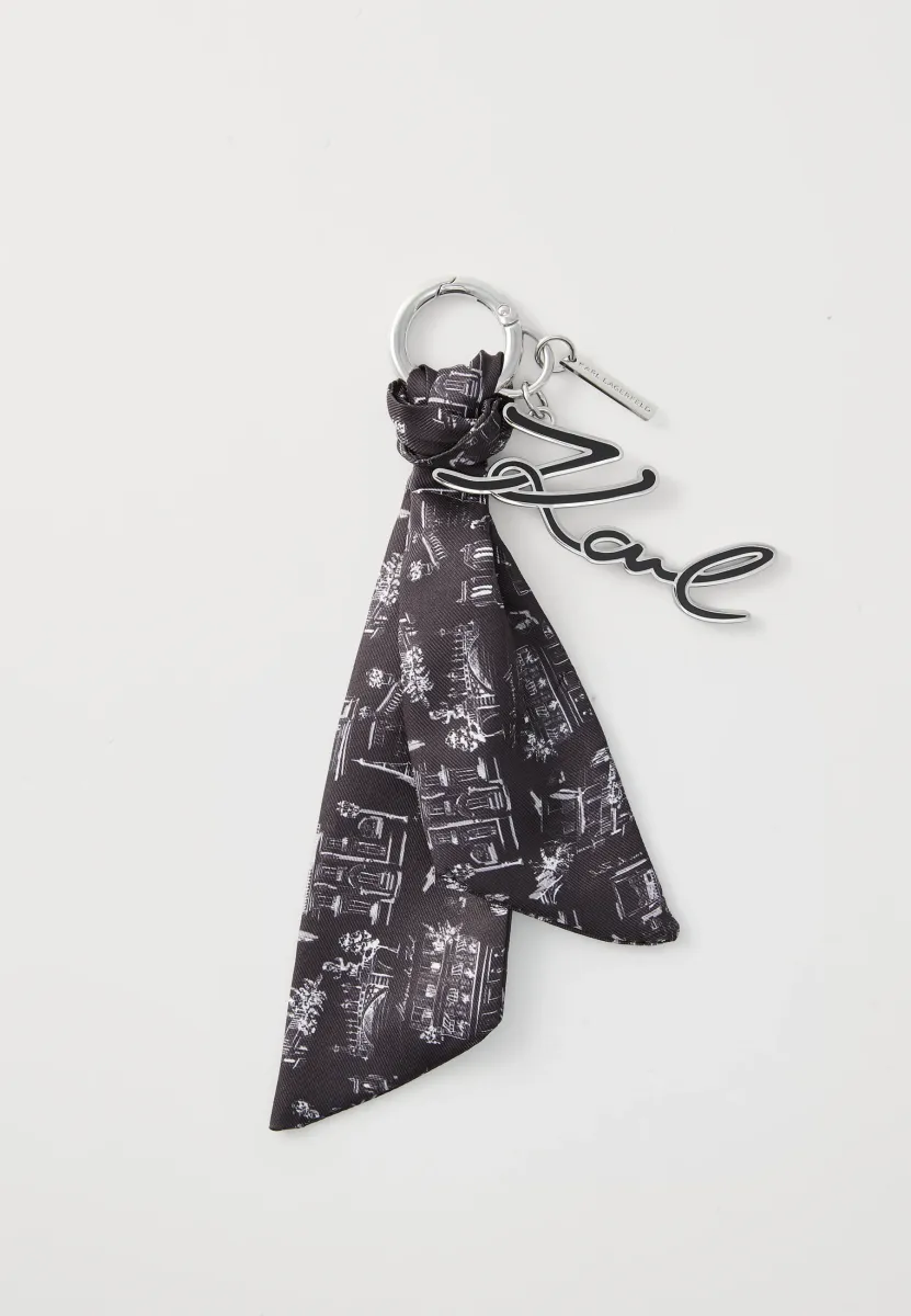 SKETCH SIGNATURE KEYCHAIN - Schlüsselanhänger - black