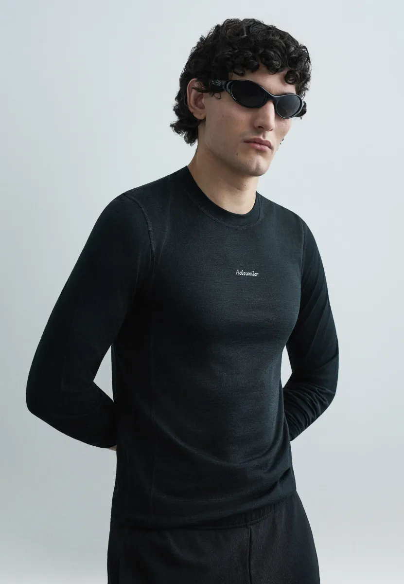 SKI CAPSULE TRYVANN - Langarmshirt - black