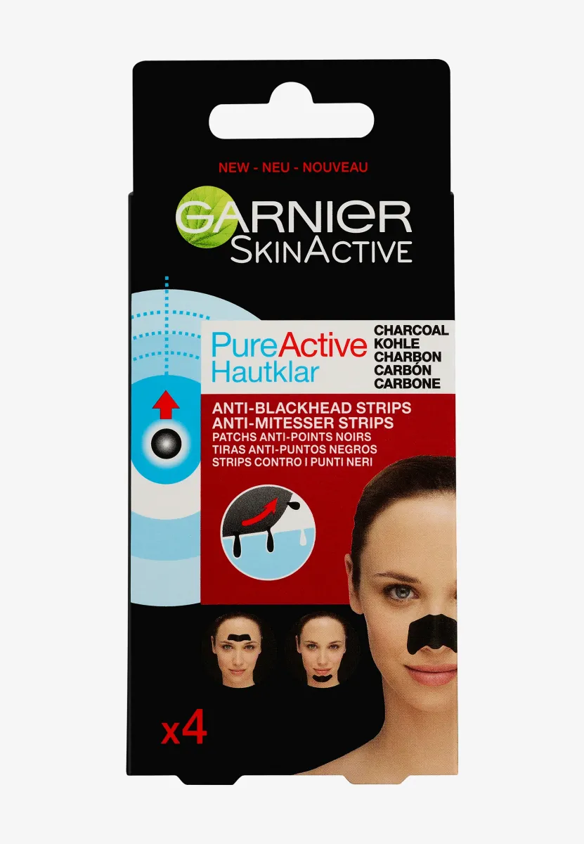 SKIN CLEAR CHARCOAL NOSE STRIPS - Gesichtsmaske