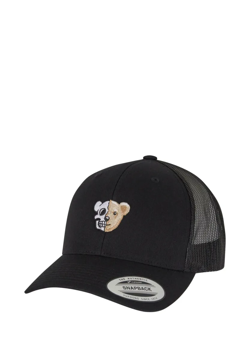 SKULL BEAR COMBED - Cap - black
