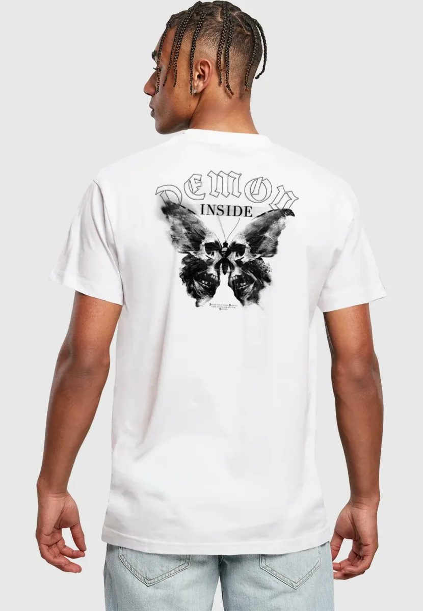 SKULL  - T-Shirt print - white
