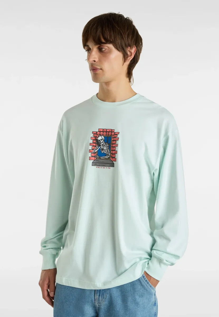 SKULL WINDOW - Langarmshirt - hint of mint